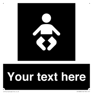 Custom information: black panel baby change